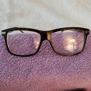 Ralph Lauren eyeglases brown Havana/silver frame. Has a prescription in them now